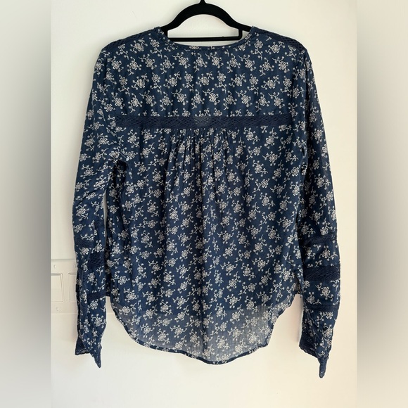 New Veronica Beard Kent Floral Embroidered Long-Sleeve Top Size 6 - Picture 10 of 13
